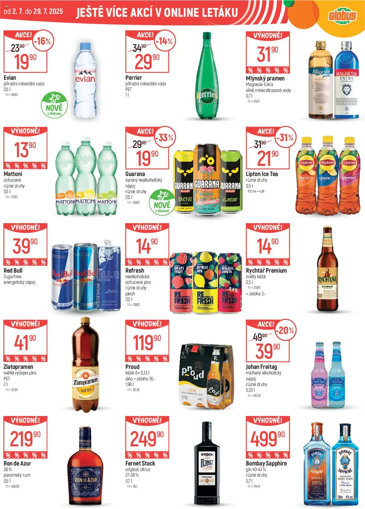 Globus leták od 02.07.2025 | Strana: 40 | Produkty: Zlatopramen, Globus, Pivo, Dry gin