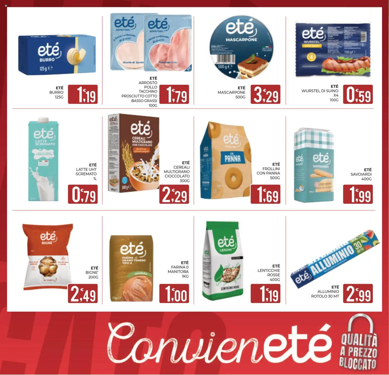 Volantino Eté del 07.04.2026 | Pagina: 14 | Prodotti: Cioccolato, Cereali, Burro, Mascarpone