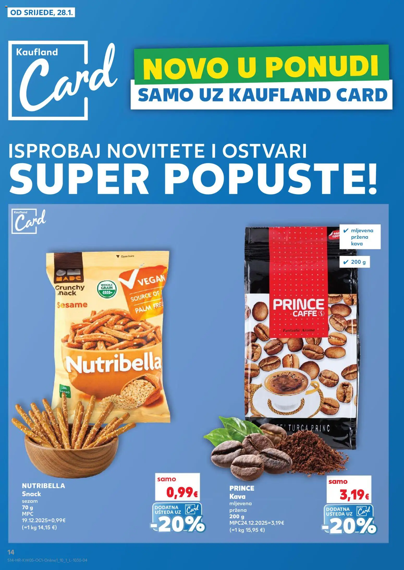 Kaufland katalog | vrijedi od 28.01.2026 | Stranica: 14 | Proizvodi: Kava
