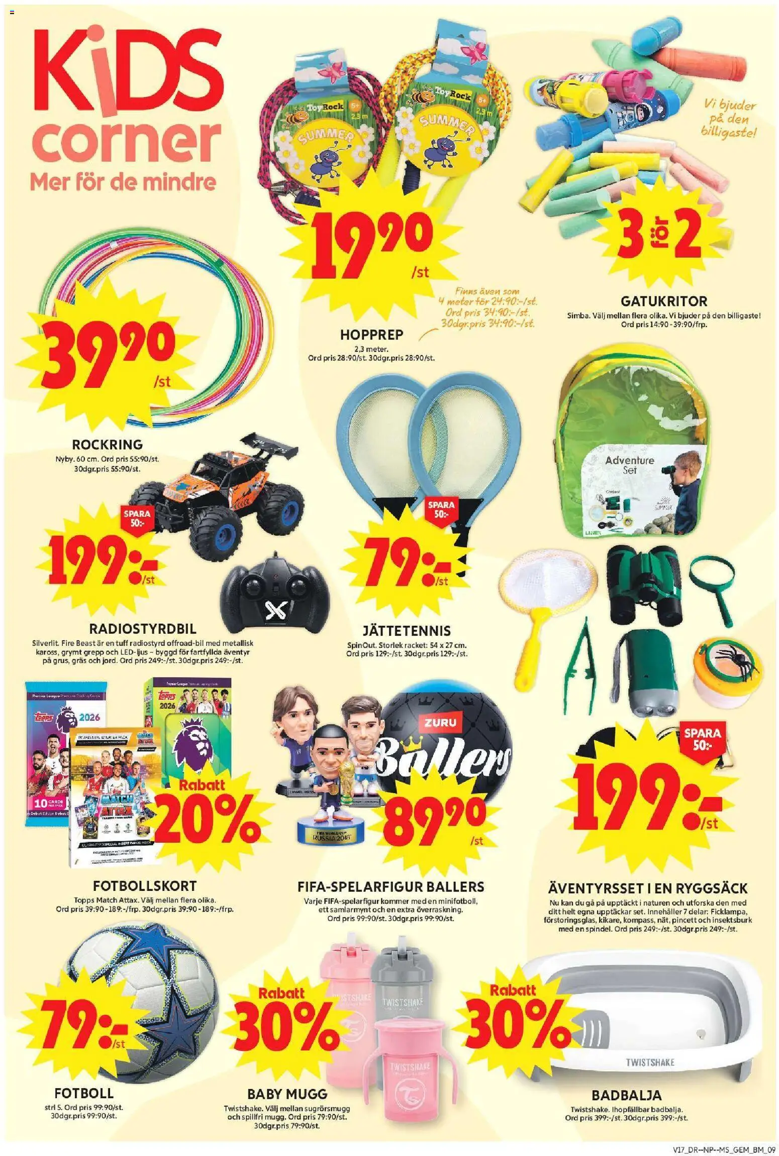 ICA Maxi reklamblad aktuell från 20.04.2026 | Sida: 13 | Produkter: Hopprep, Rock, Set, Pincett