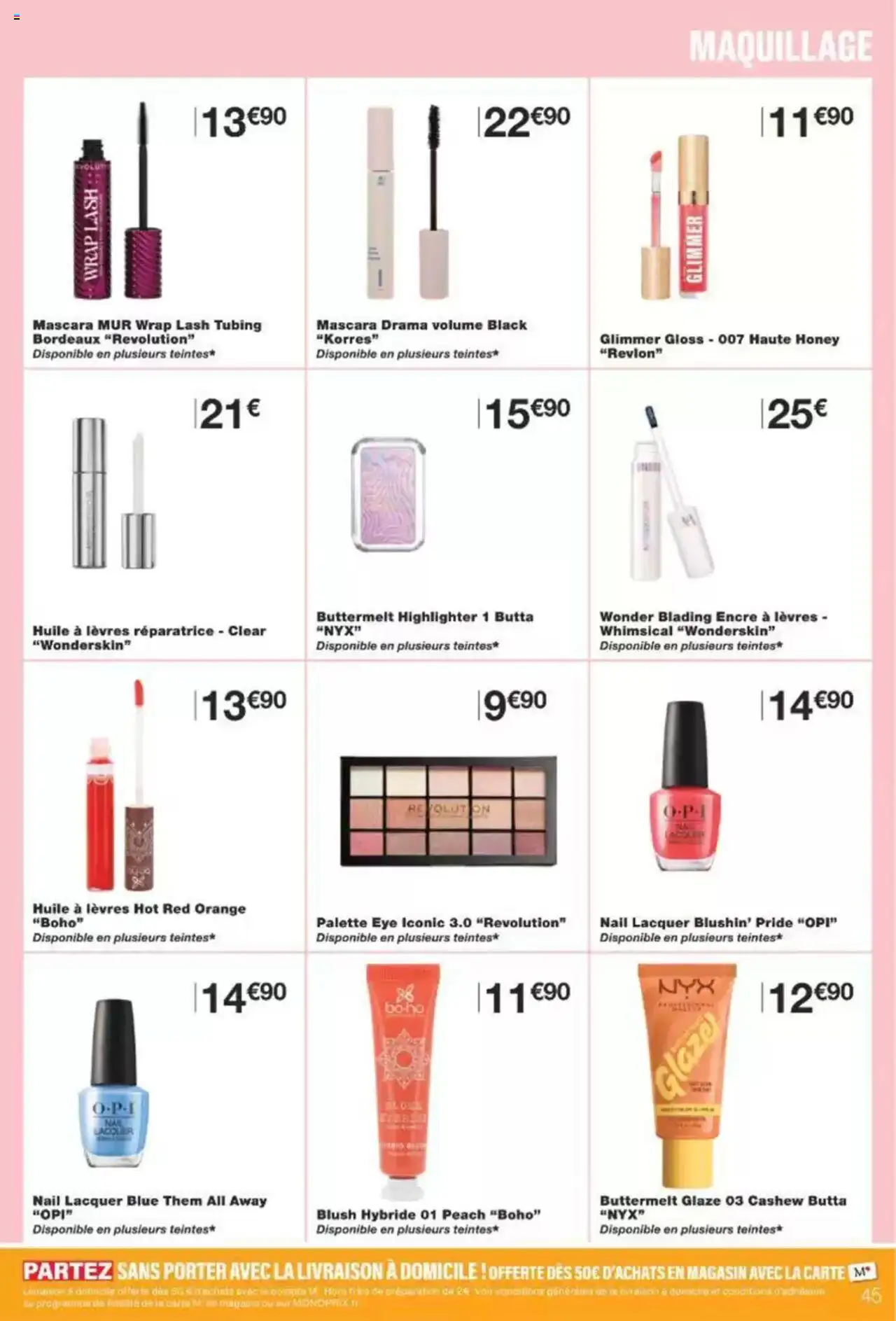  | Page: 45 | Produits: Gloss, Orange, Maquillage, Huile