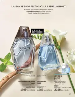 Perceive toaletna voda za njega, 100 ml | mandarina, žalfija, kedrovina - pregled AVON kataloga - važi od 01.02.2026 | Strana: 33