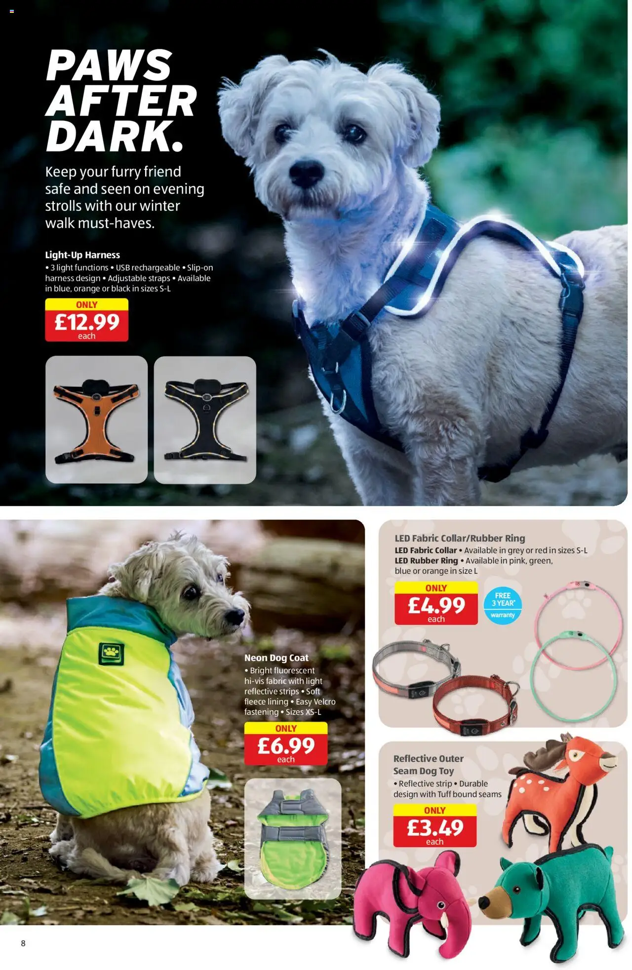 {H1} | Page: 8 | Products: Toy, Coat, Orange