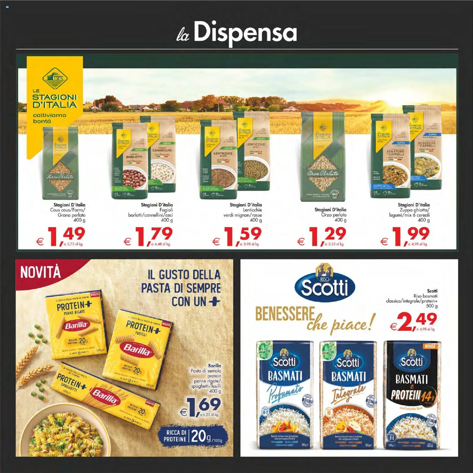 Volantino Decò del 13.02.2026 | Pagina: 4 | Prodotti: Legumi, Riso Basmati, Fagioli, Penne