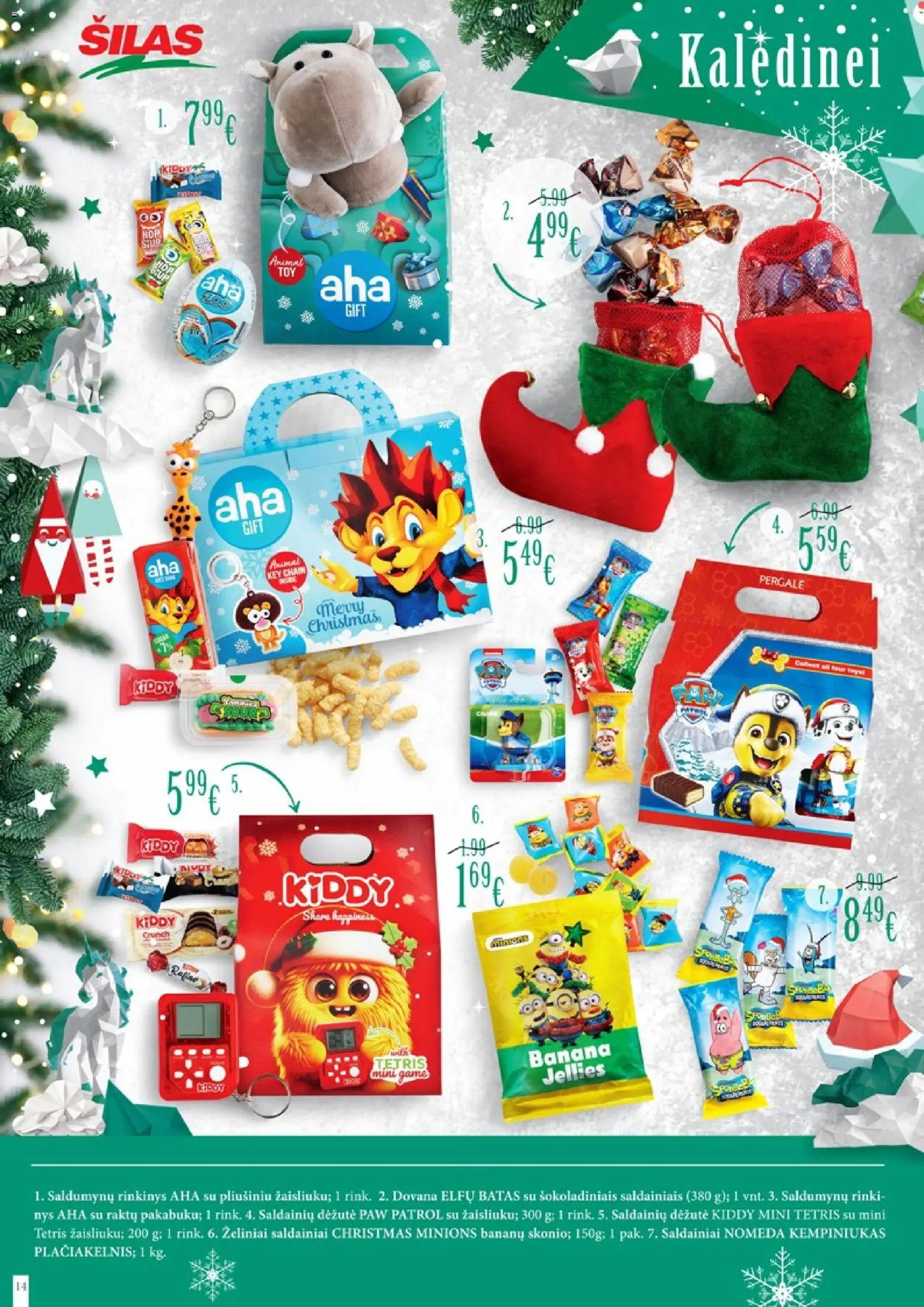 Šilas akcijos nuo 03.12.2025 | Puslapis: 14 | Prekių: Saldainiai