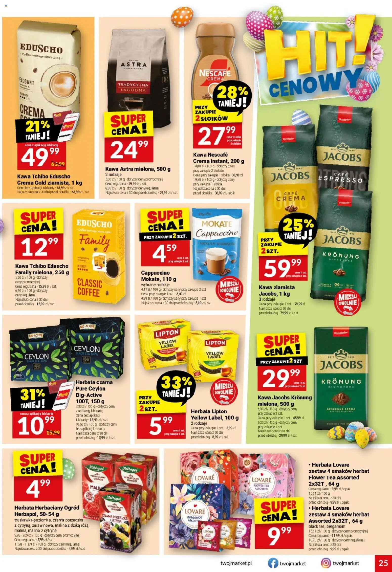 Twój Market gazetka od 01.04.2026 | Strona: 25 | Produkty: Cytryna, Porzeczka, Herbata lipton, Herbata