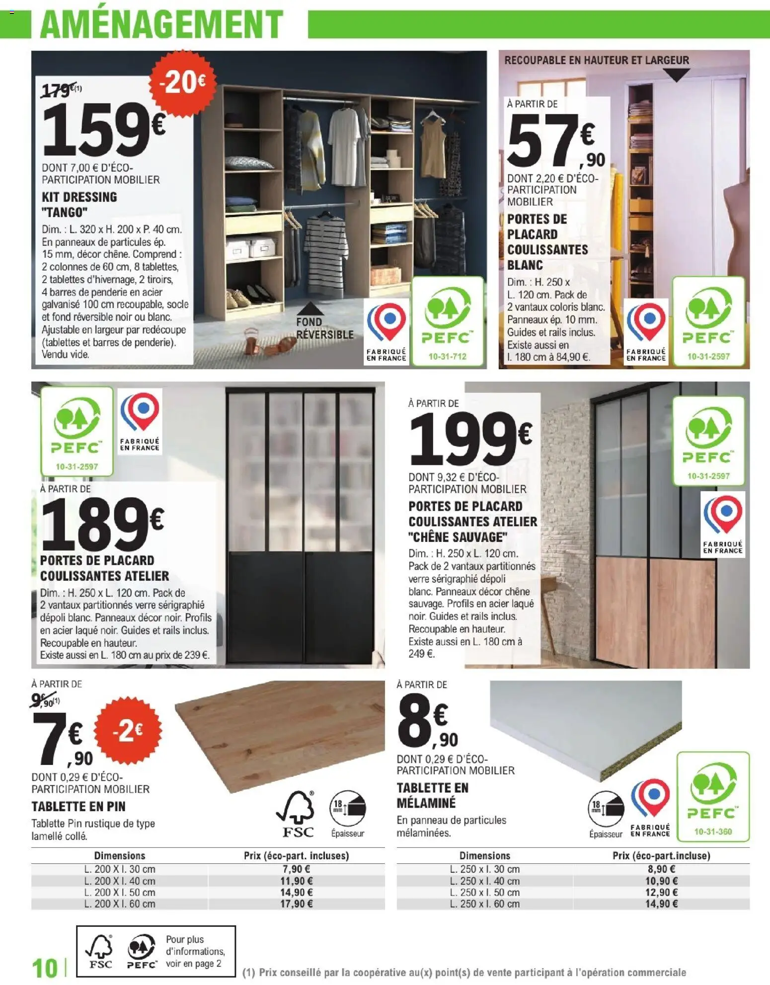 {H1} | Page: 10 | Produits: Kit dressing, Laque, Dressing, Colle