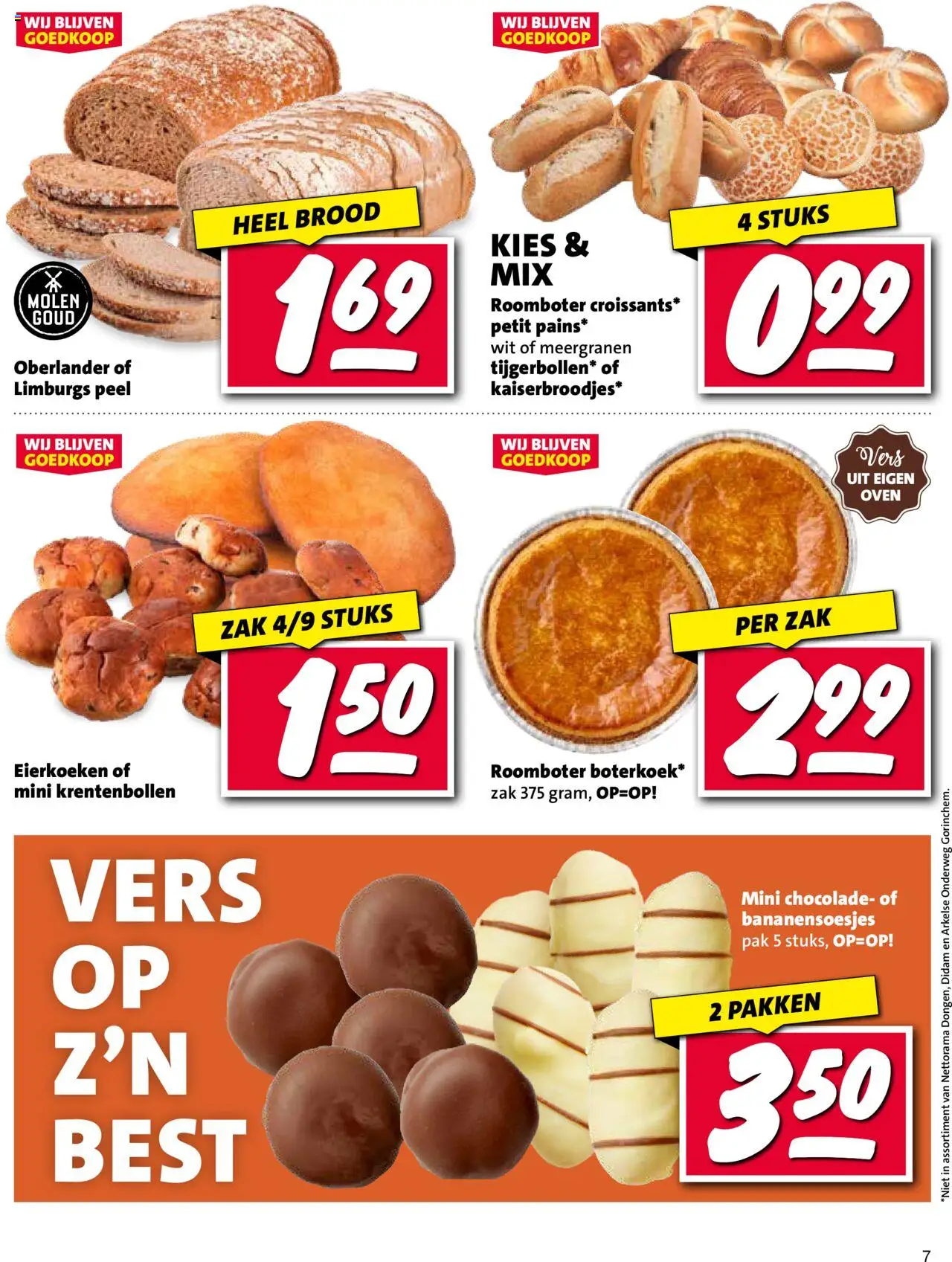  | Pagina: 7 | Producten: Brood, Chocolade, Roomboter, Zak