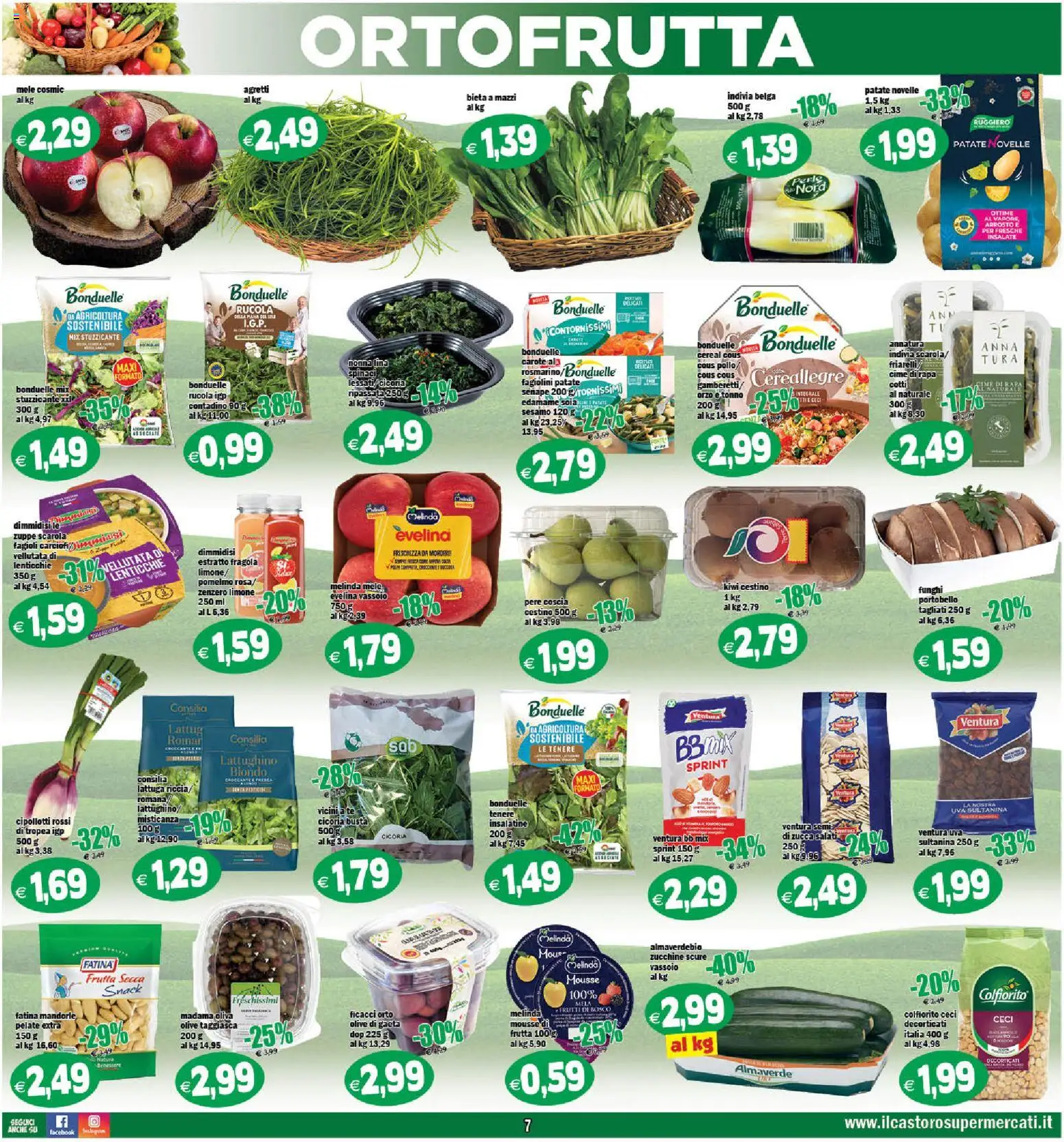 Volantino Il Castoro del 07.04.2026 | Pagina: 7 | Prodotti: Tè, Lenticchie, Zucca, Tonno