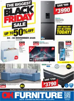 OK Furniture specials catalogue – valid from 24.11.2025