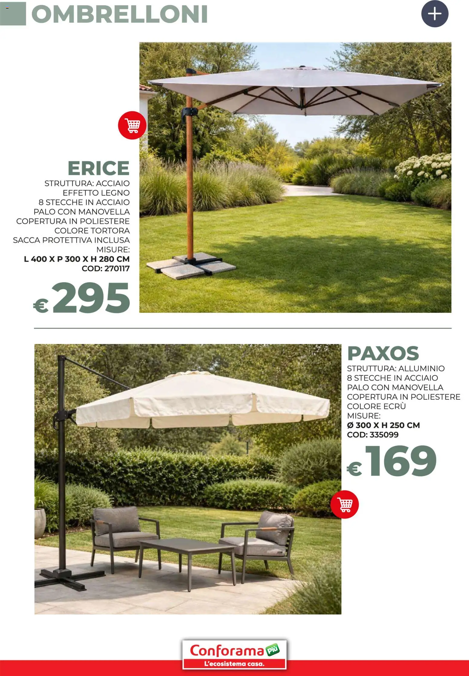 Volantino Conforama del 19.03.2026 | Pagina: 26 | Prodotti: Alluminio