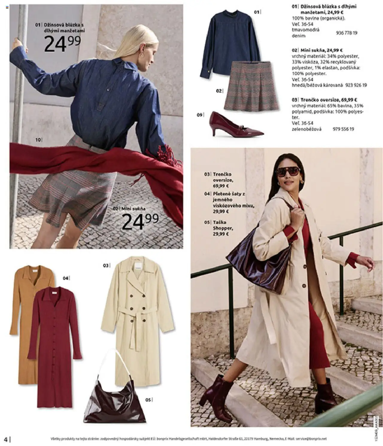 Nové Bonprix akcie – leták je platný od 14.10.2025 | Strana: 6 | Produkty: Blúzka