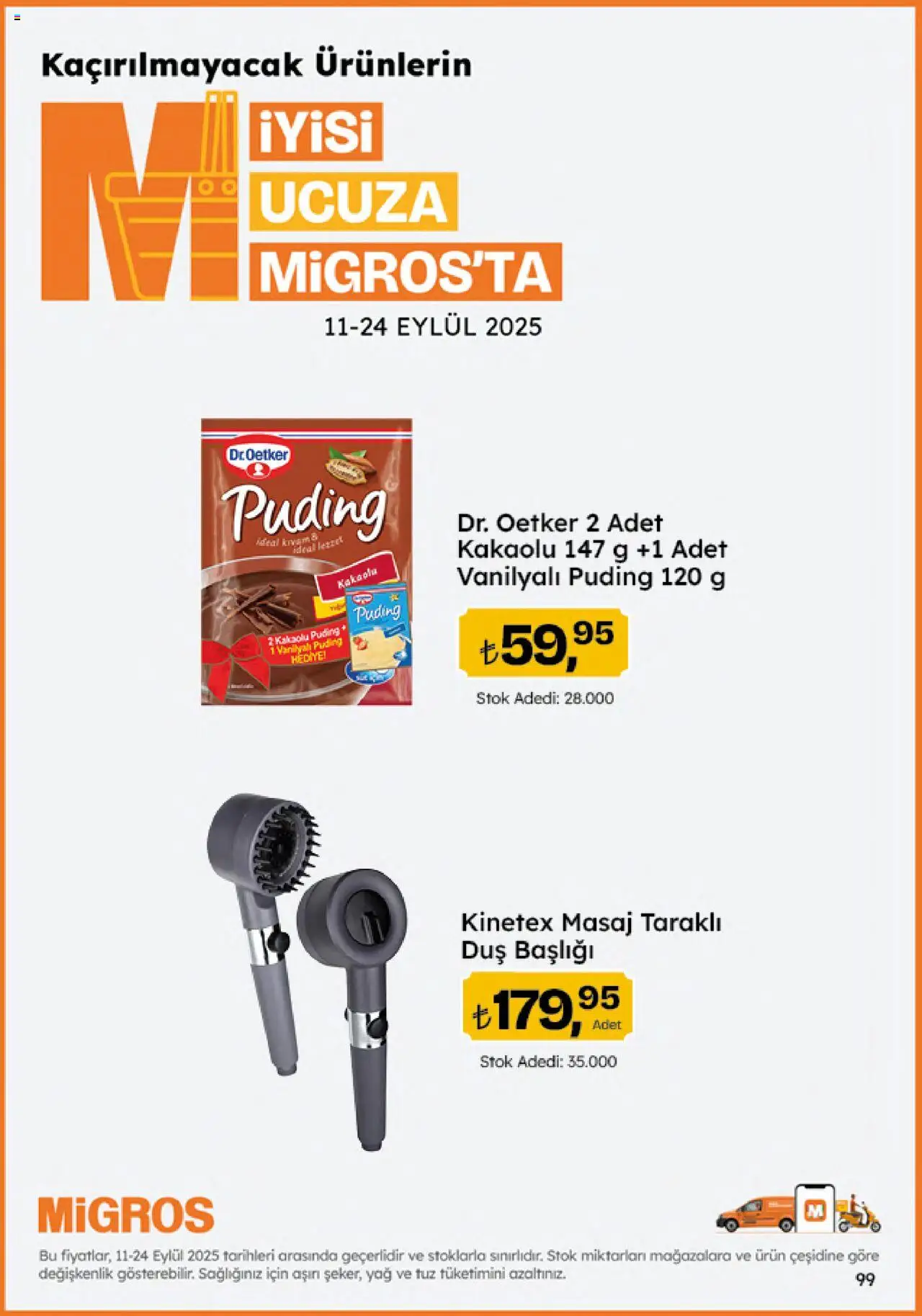 Migros Katalog - Migroskop - 11.09.2025 tarihinden itibaren geçerlidir | Sayfa: 99 | Ürünler: Duş, Yağ, Tuz