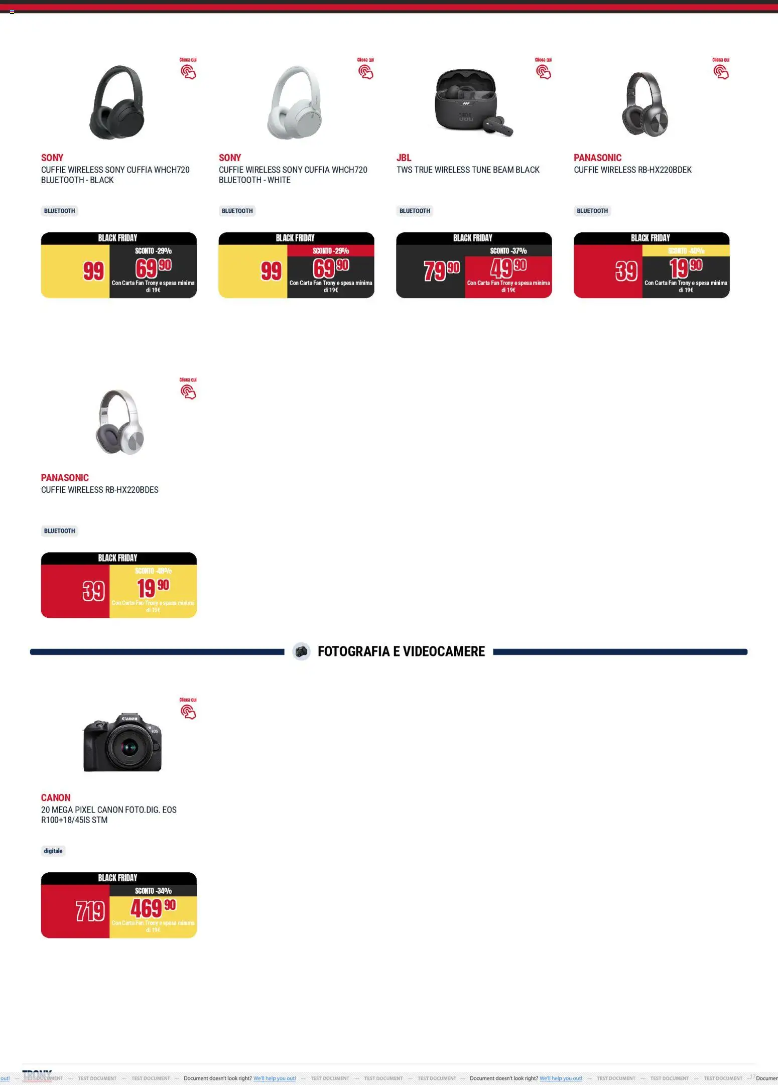 Volantino Trony del 25.11.2025 | Pagina: 17 | Prodotti: Cuffie, Fan