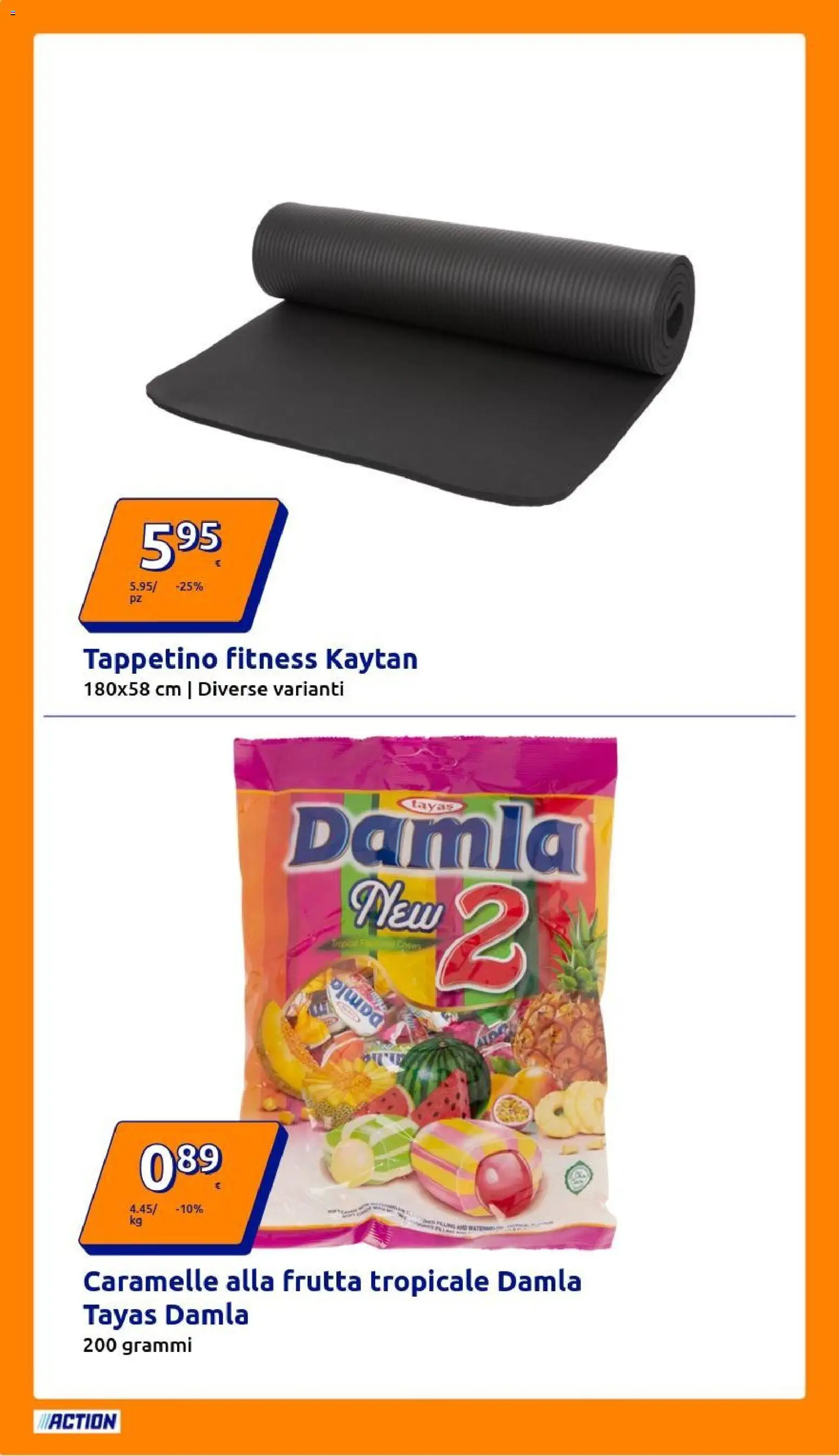 Volantino Action del 18.02.2026 | Pagina: 18 | Prodotti: Caramelle, Frutta