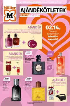 Müller - A parfüméria világa - amely érvényes a következő dátumtól: 02.02.2026