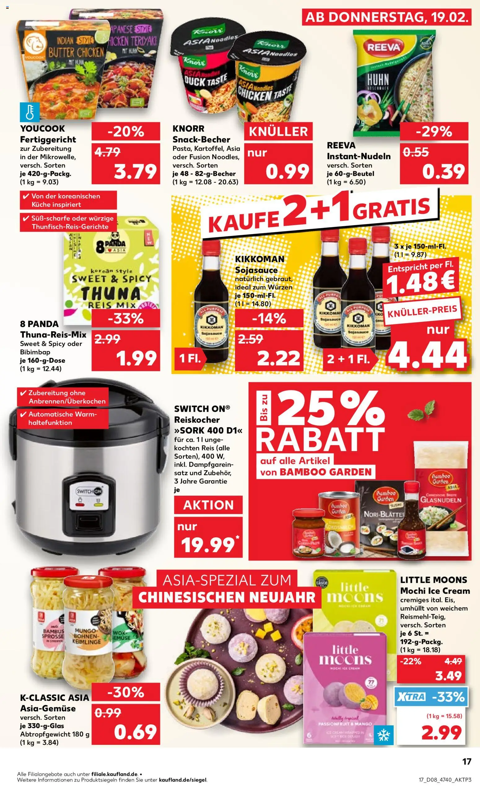 Kaufland prospekt Hannover	 – gültig ab 19.02.2026 | Seite: 17 | Produkte: Youcook, Butter, Mango, Wok