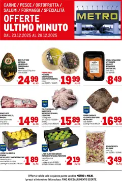 Anteprima del volantino Metro Offerte Freschissimi catalogo valido a partire dal 23.12.2025