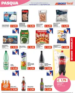 Anteprima del volantino Mercatò volantino Local valido a partire dal 23.03.2026 | Pagina: 9 | Prodotti: Tennent's, Pizza, Patatine, Piselli