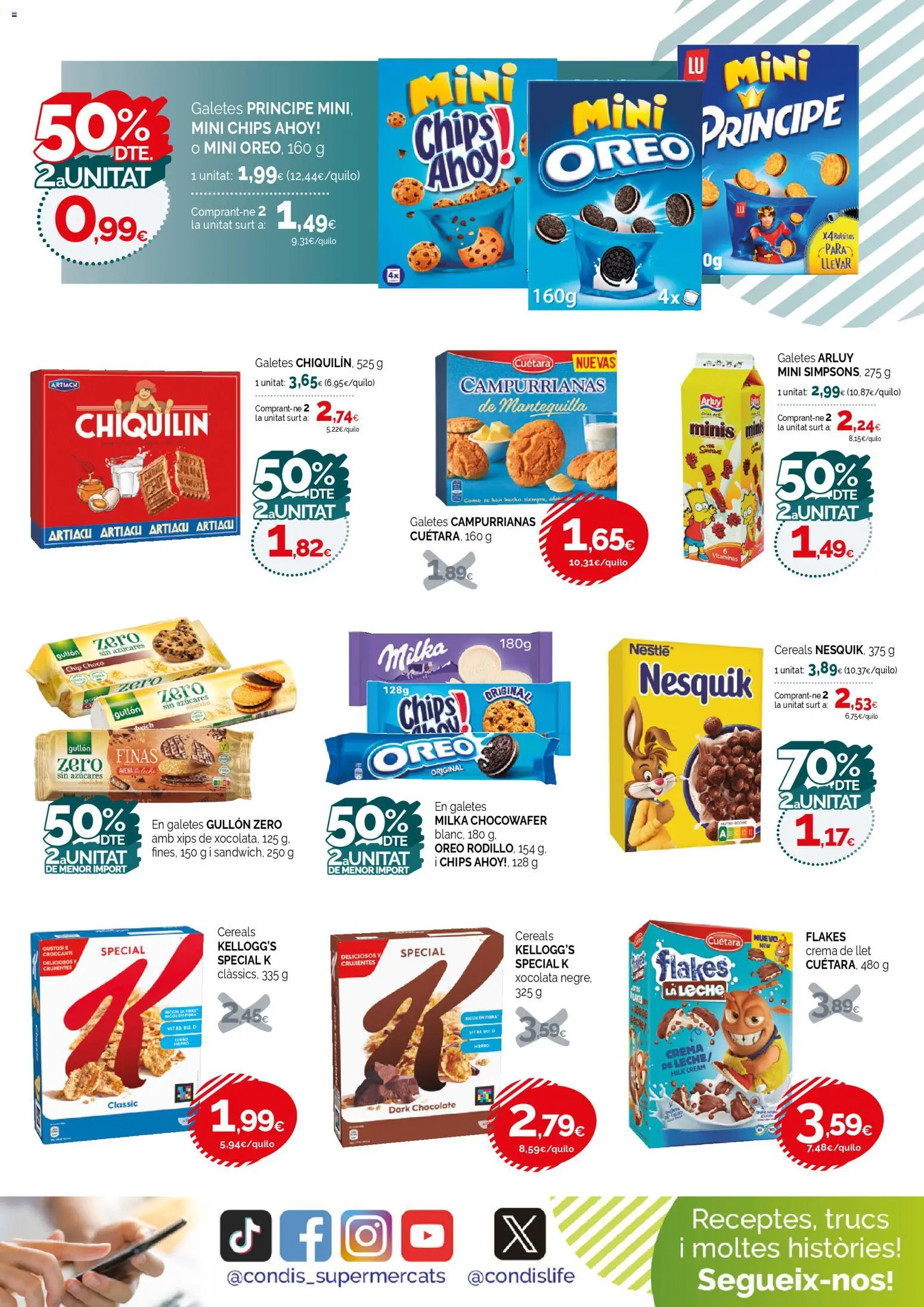 Condis folleto life │ válido desde el 05.11.2025 | Página: 9 | Productos: Leche, Chocolate, Crema, Συσκευή ροής