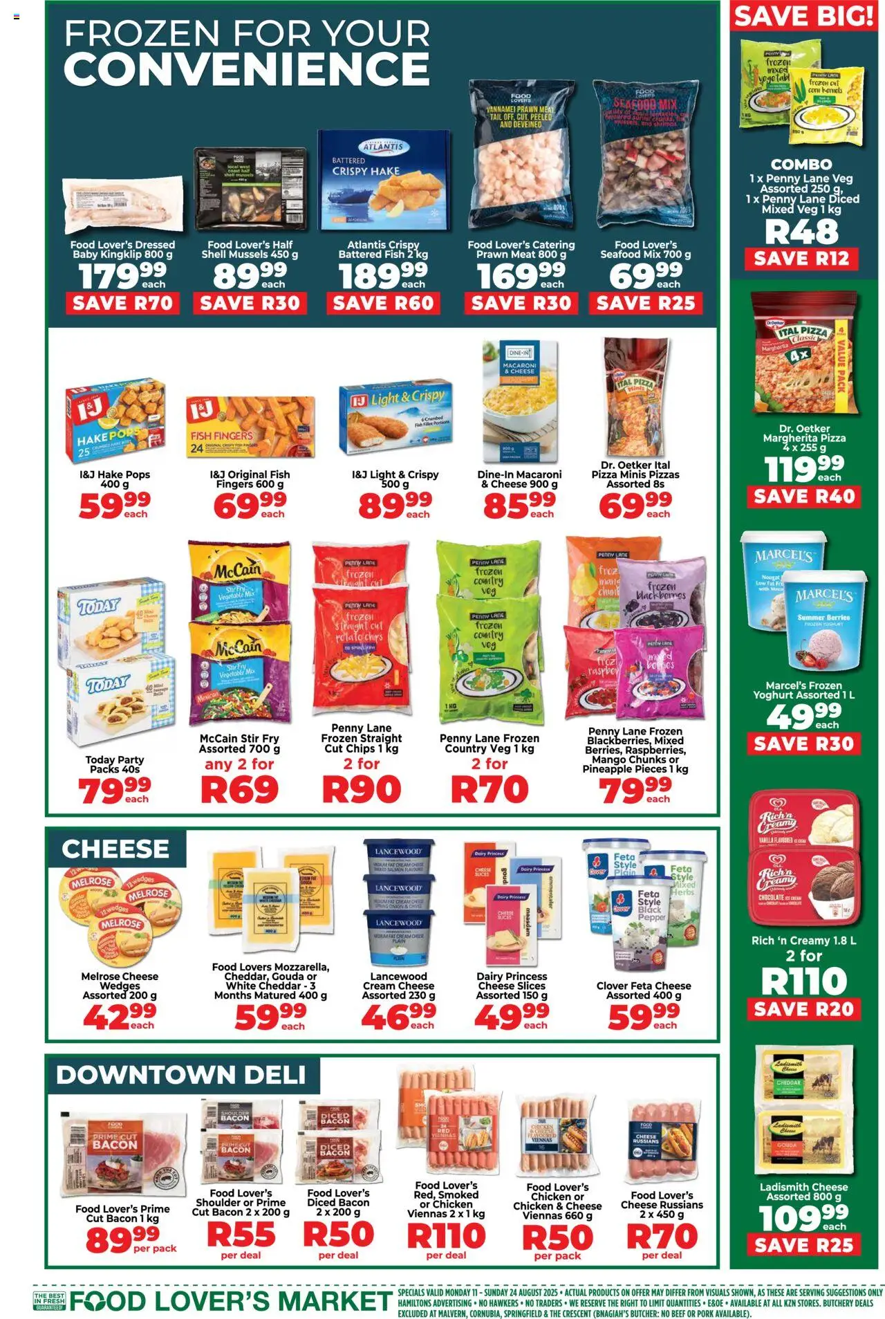 Food Lover's Market KwaZulu-Natal - Specials │ valid from 11.08.2025 | Page: 5 | Products: Chocolate, Pineapple, Máscara de pestañas, Bacon