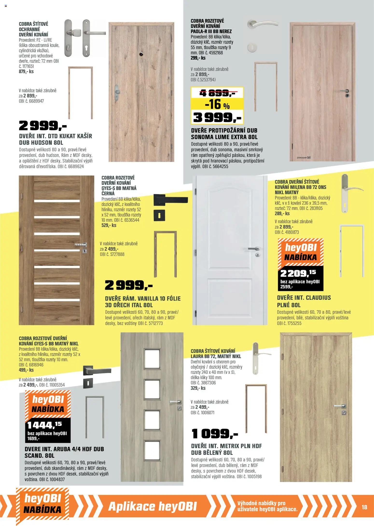 OBI leták od 01.03.2026 | Strana: 19 | Produkty: Fólie