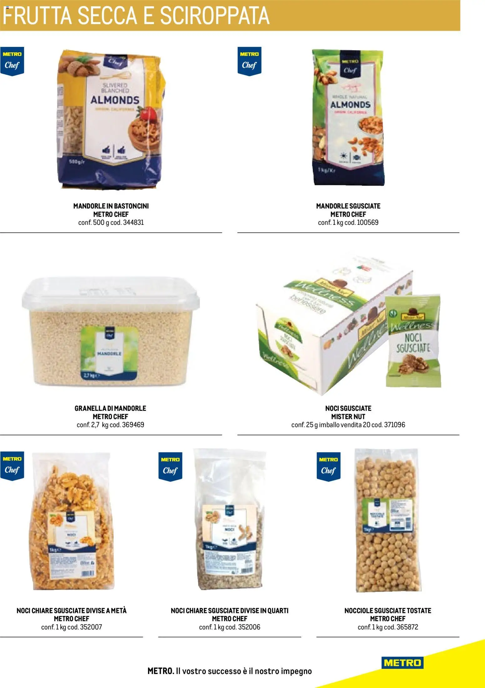 Volantino Metro del 17.10.2025 | Pagina: 57 | Prodotti: Frutta, Noci, Mandorle, Nocciole