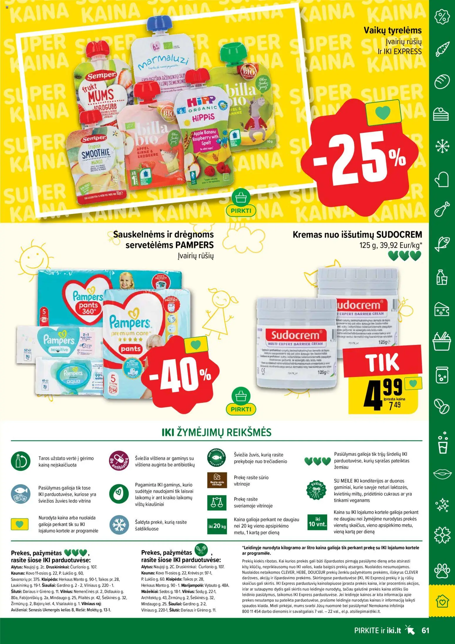 IKI akcijos nuo 16.02.2026 | Puslapis: 61 | Prekių: Kremas, Kiaušiniai, Vištiena