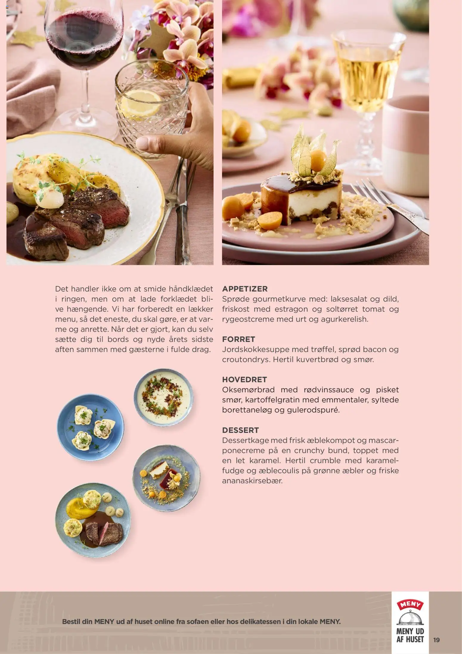 Meny tilbudsavis – gyldig fra 19.12.2025 | Side: 17 | Produkter: Æbler, Rødvinssauce, Bacon