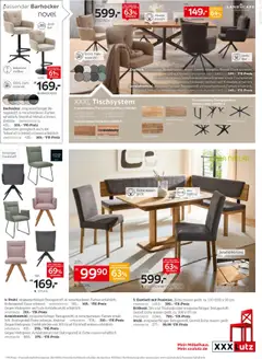 XXXL Lutz Prospekt 	 ab 12.10.2025 gültig | Seite: 23 | Produkte: Esstisch, Barhocker, Stuhl, Mango
