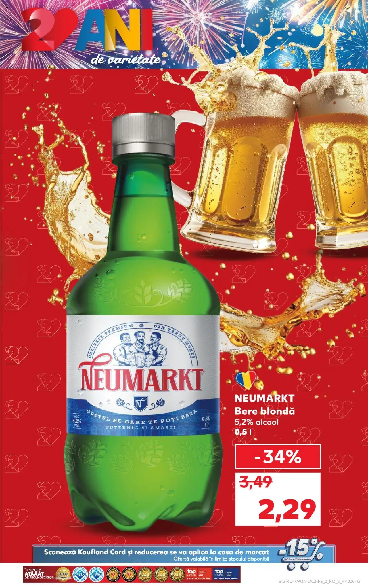Kaufland RO akciós ujság - amely érvényes a következő dátumtól: 20.08.2025 | Oldal: 15