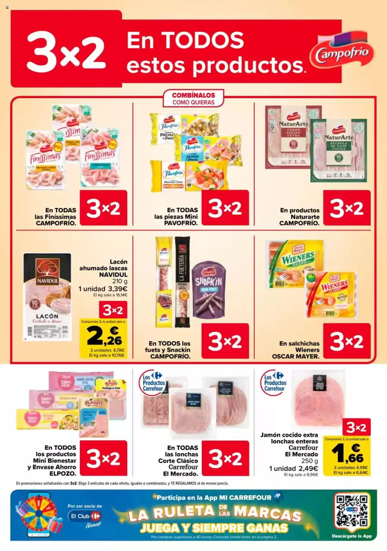Carrefour folleto │ válido desde el 27.05.2025 | Página: 11 | Productos: Jamón, Jamón cocido, Té, Juega