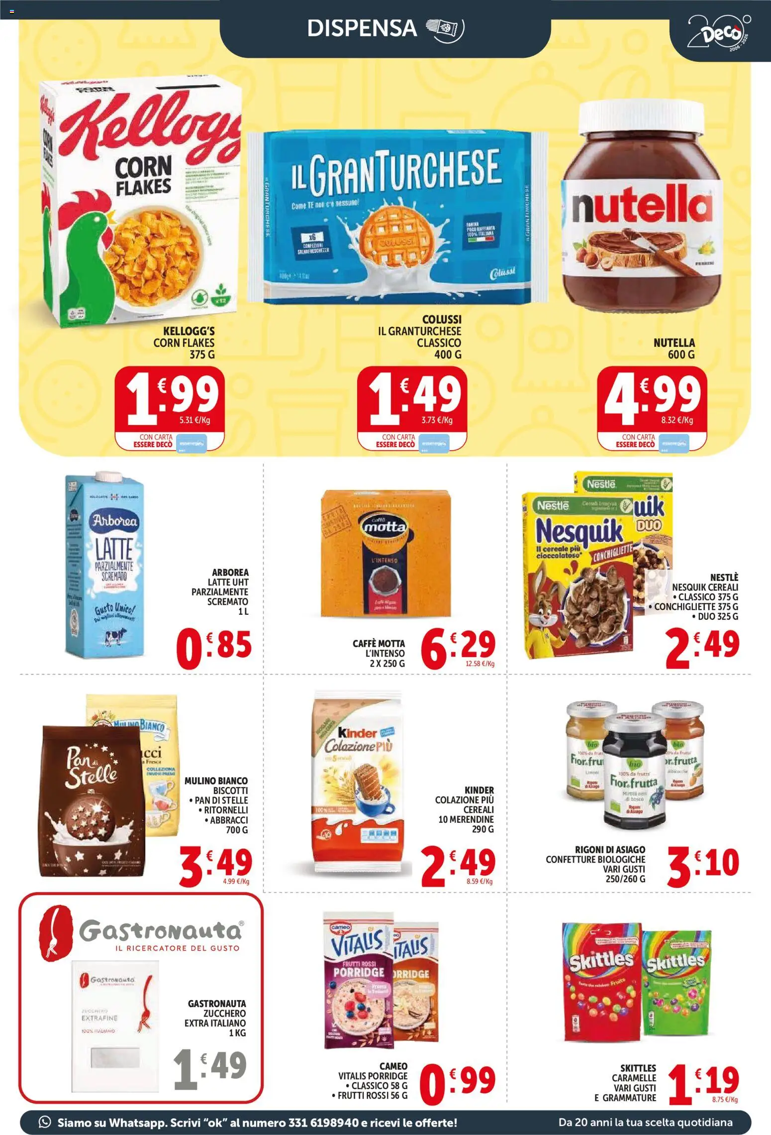 Volantino Decò del 21.04.2026 | Pagina: 7 | Prodotti: Tè, Caramelle, Biscotti, Nutella