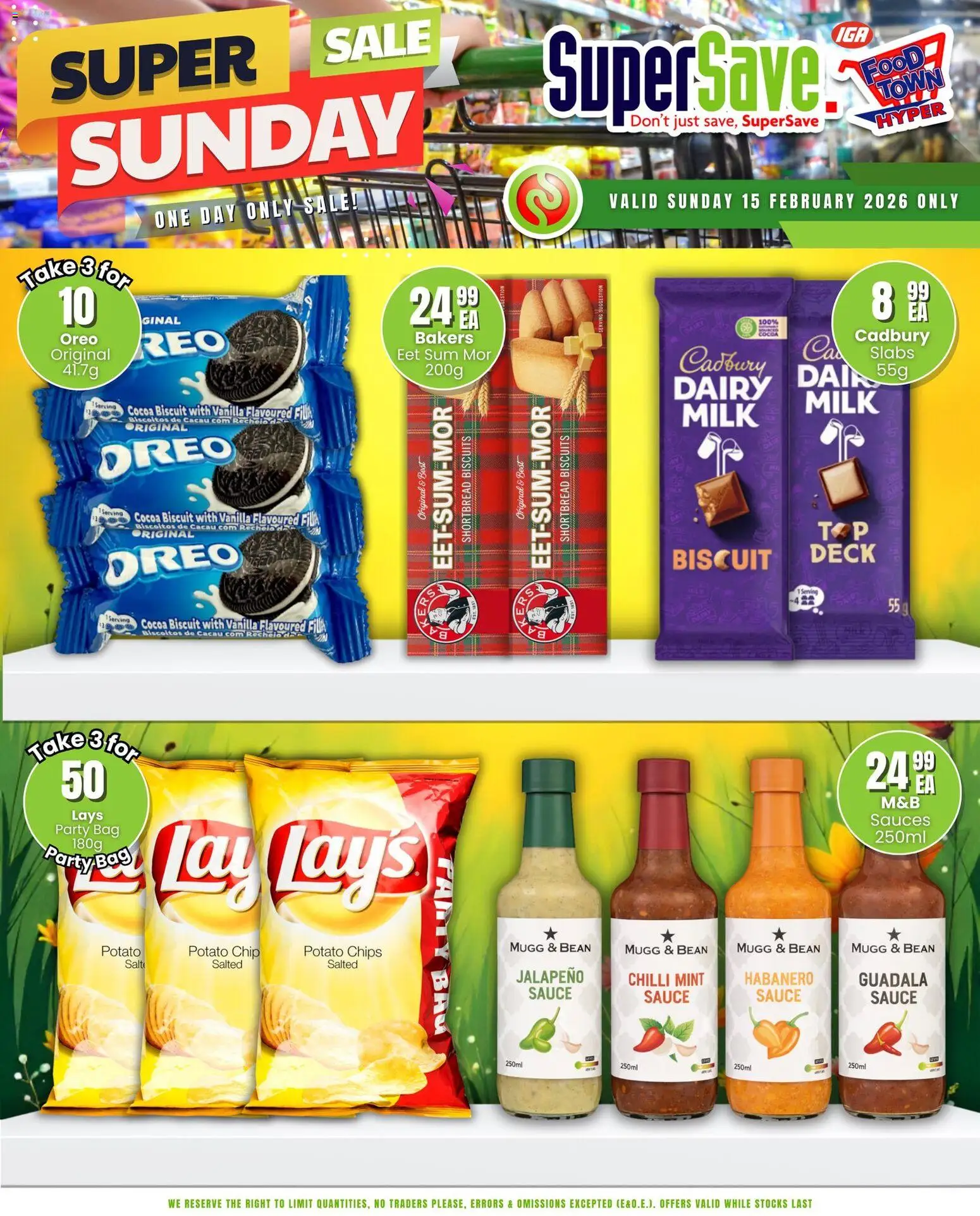 New Super Save catalogue – valid from 15.02.2026 | Page: 5 | Products: Milk, Sauces, Sauce, Chilli