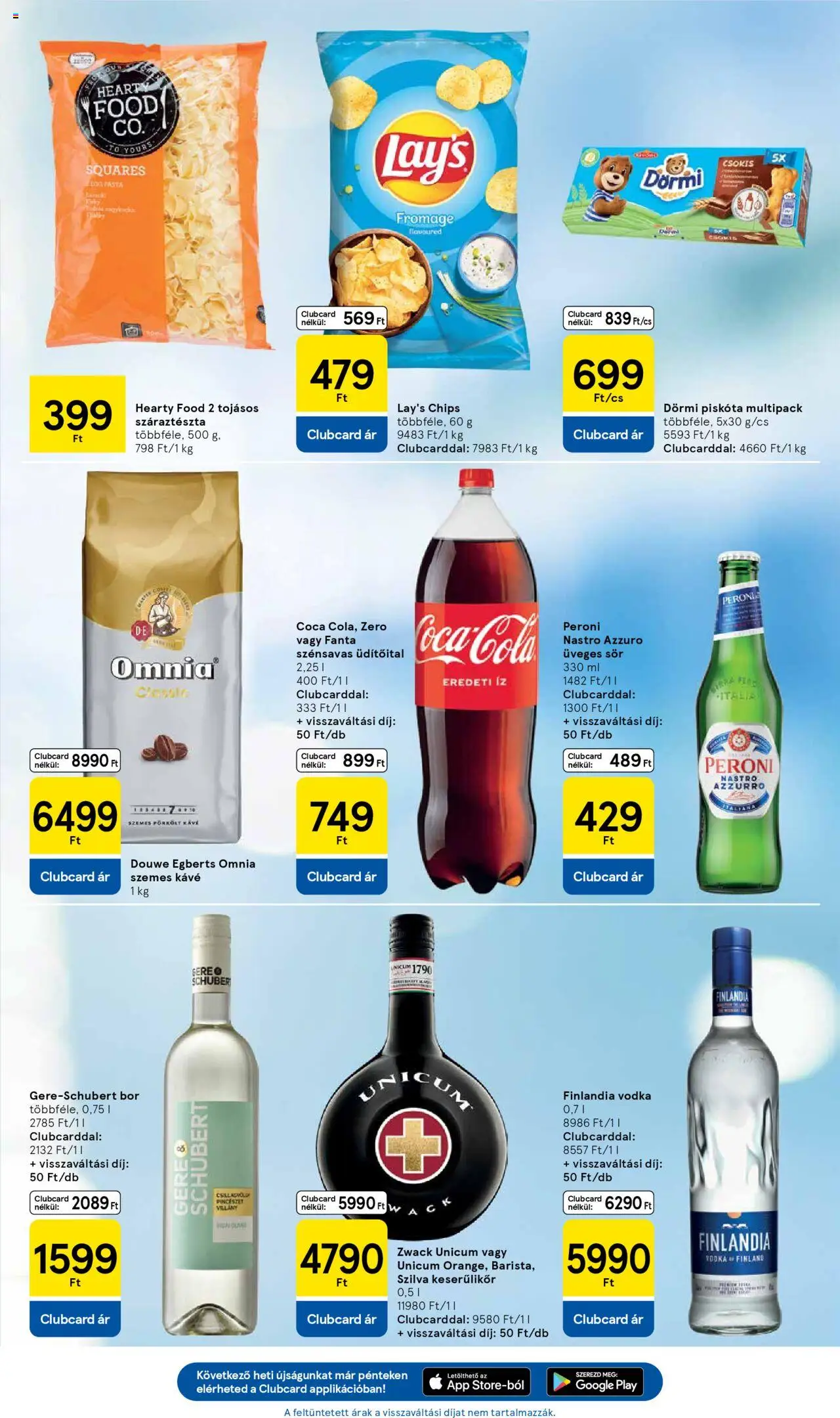Tesco akciós ujság - amely érvényes a következő dátumtól: 10.07.2025 | Oldal: 5 | Termékek: Piskóta, Fanta, Coca Cola, Vodka