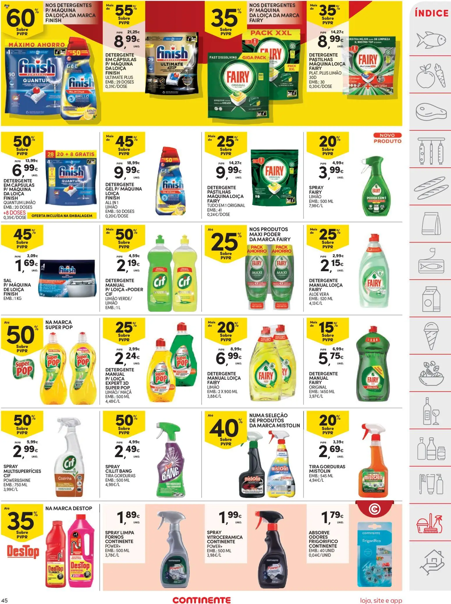 Continente folheto │ válido de 28.04.2026 | Página: 45 | Produtos: Frigorífico, Top, Sal, Maça
