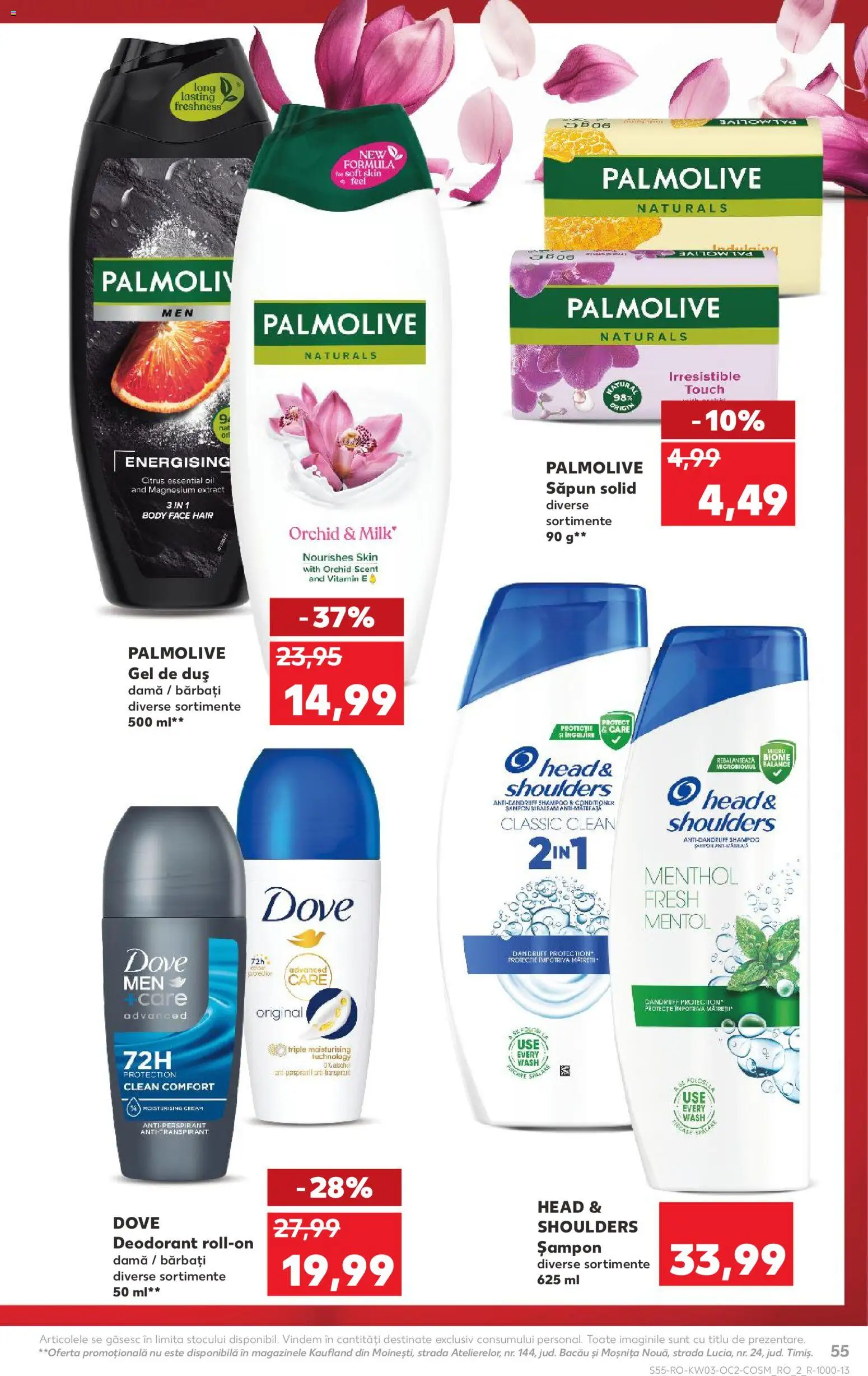 Noul catalog Kaufland – valabil de la 14.01.2026 | Pagină: 55 | Produse: Pomelo, Body, Șampon, Deodorant