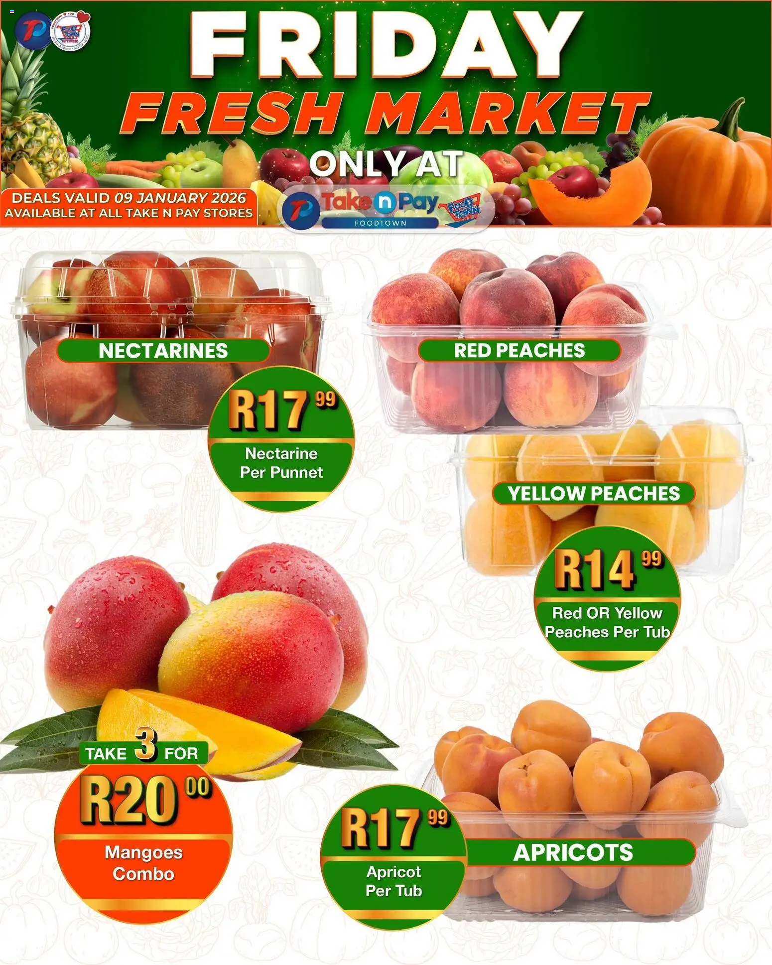 New Take n Pay catalogue – valid from 09.01.2026 | Page: 3 | Products: Nectarines