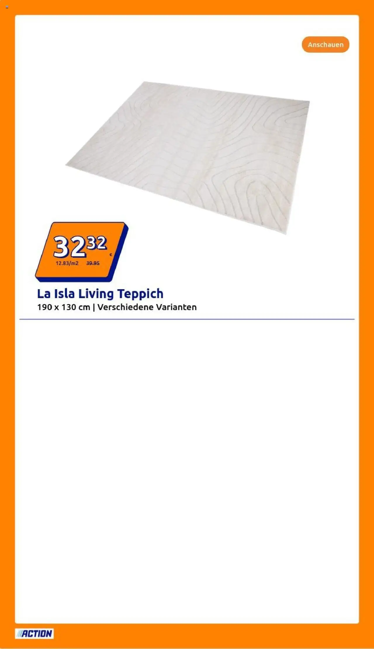 Action Flugblatt gültig ab 30.07.2025 | Seite: 20 | Produkte: Teppich