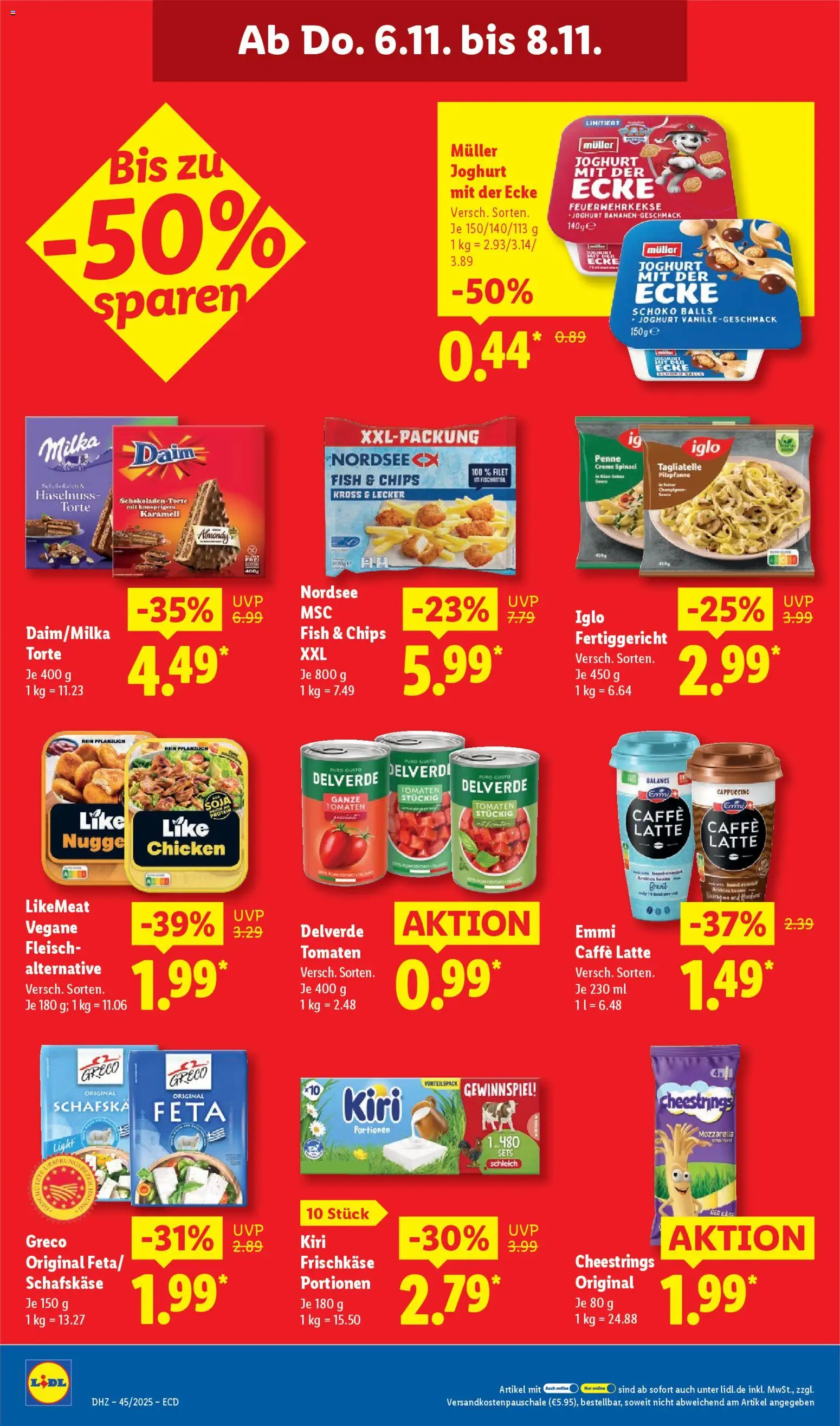 Lidl - Prospekt – gültig ab 03.11.2025 | Seite: 60 | Produkte: Mozzarella, Iglo, Tomaten, Chips