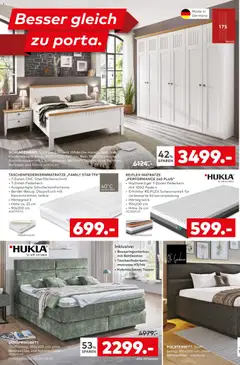 Porta! Prospekt 	 ab 09.03.2026 gültig | Seite: 10 | Produkte: Bett, Matratze, Kleiderschrank, Boxspringbett