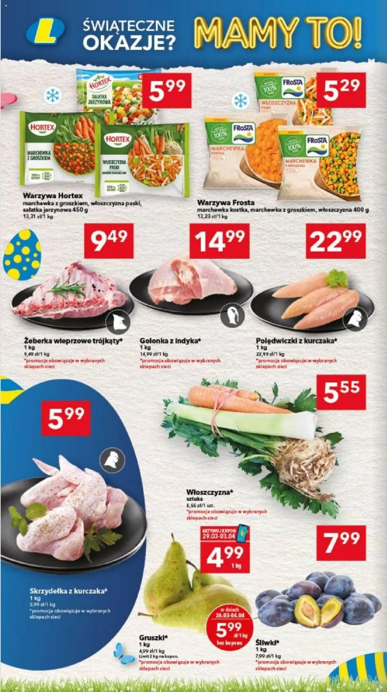 Lewiatan gazetka - Bydgoszcz od 26.03.2026 | Strona: 4 | Produkty: Marchewka, Sałatka, Warzywa