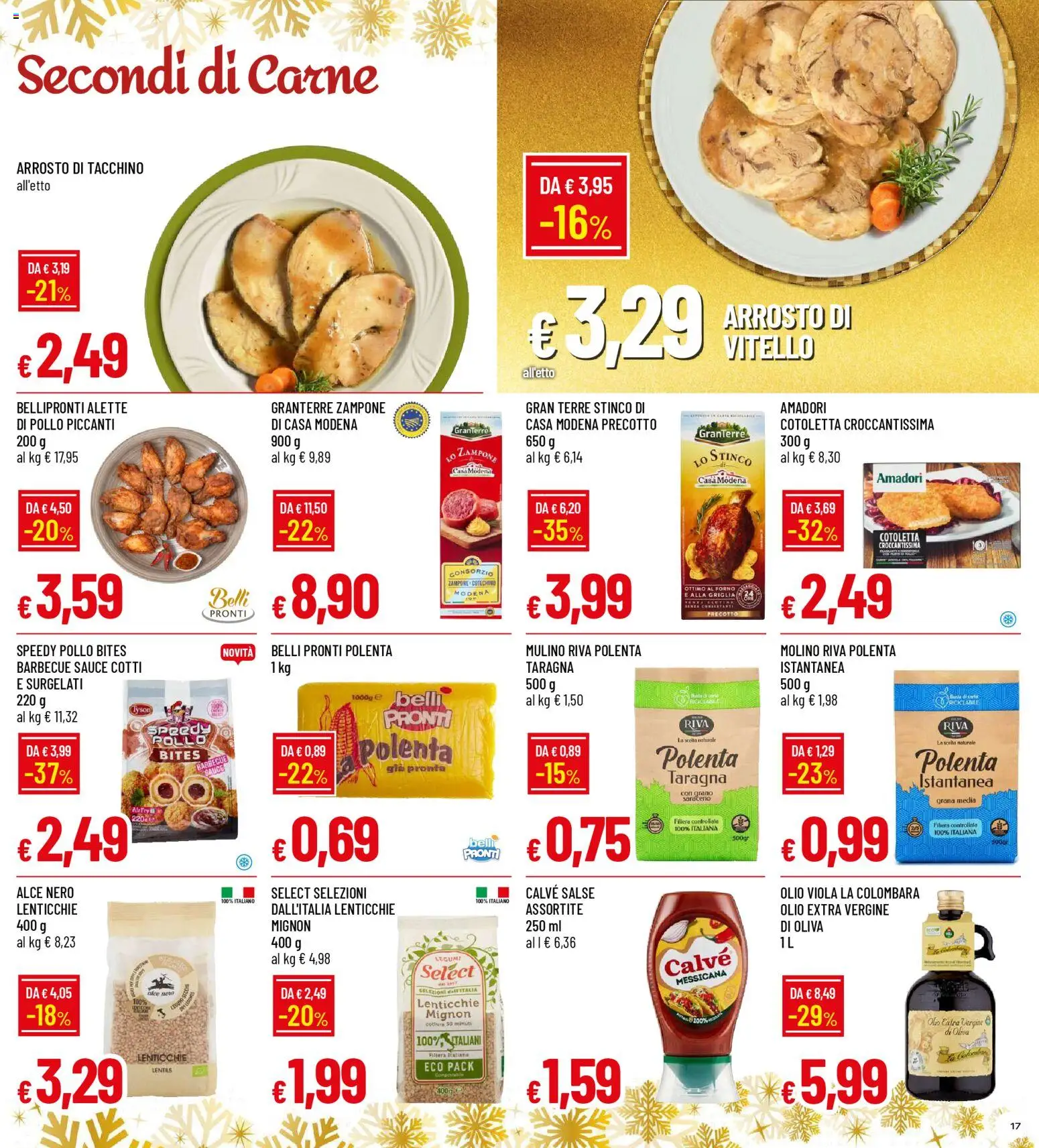 Volantino Famila del 15.12.2025 | Pagina: 17 | Prodotti: Legumi, Barbecue, Olio extra vergine, Forno