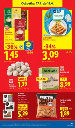 NESCAFÉ Dolce Gusto, 104 g - 160 g, Barista, Espresso Intenso ili Cafe au Lait - Pregled kataloga iz trgovine Lidl, vrijedi od 13.04.2026 | Stranica: 73