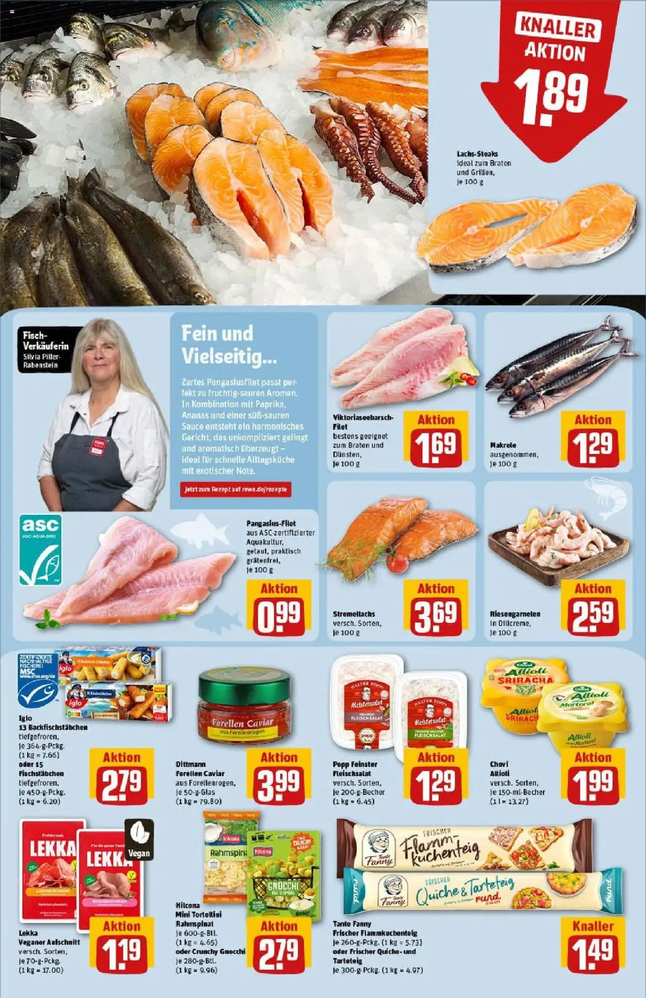 Rewe prospekt Pattensen	 – gültig ab 01.09.2025 | Seite: 14 | Produkte: Iglo, Ananas, Fisch, Steak