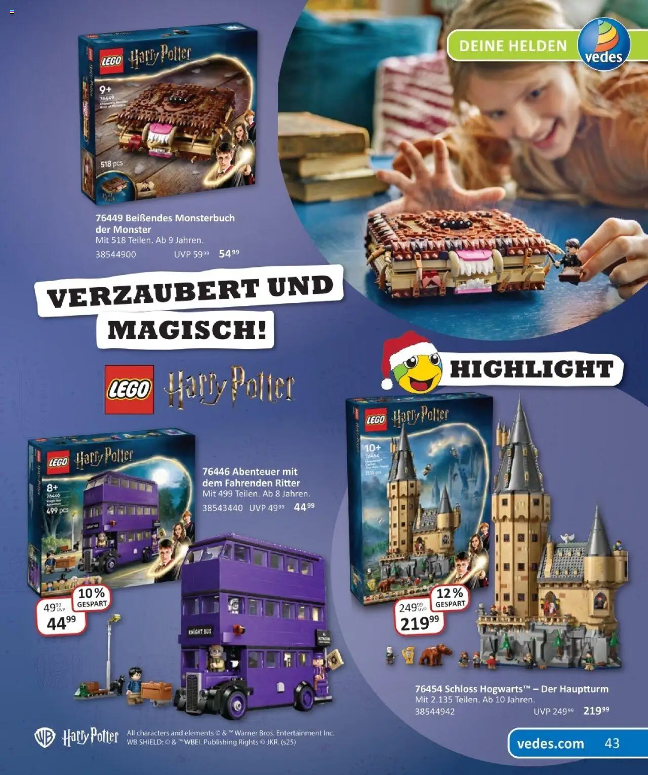 Vedes Das große Buch der Wünsche – gültig ab 29.09.2025 | Seite: 43 | Produkte: Monster