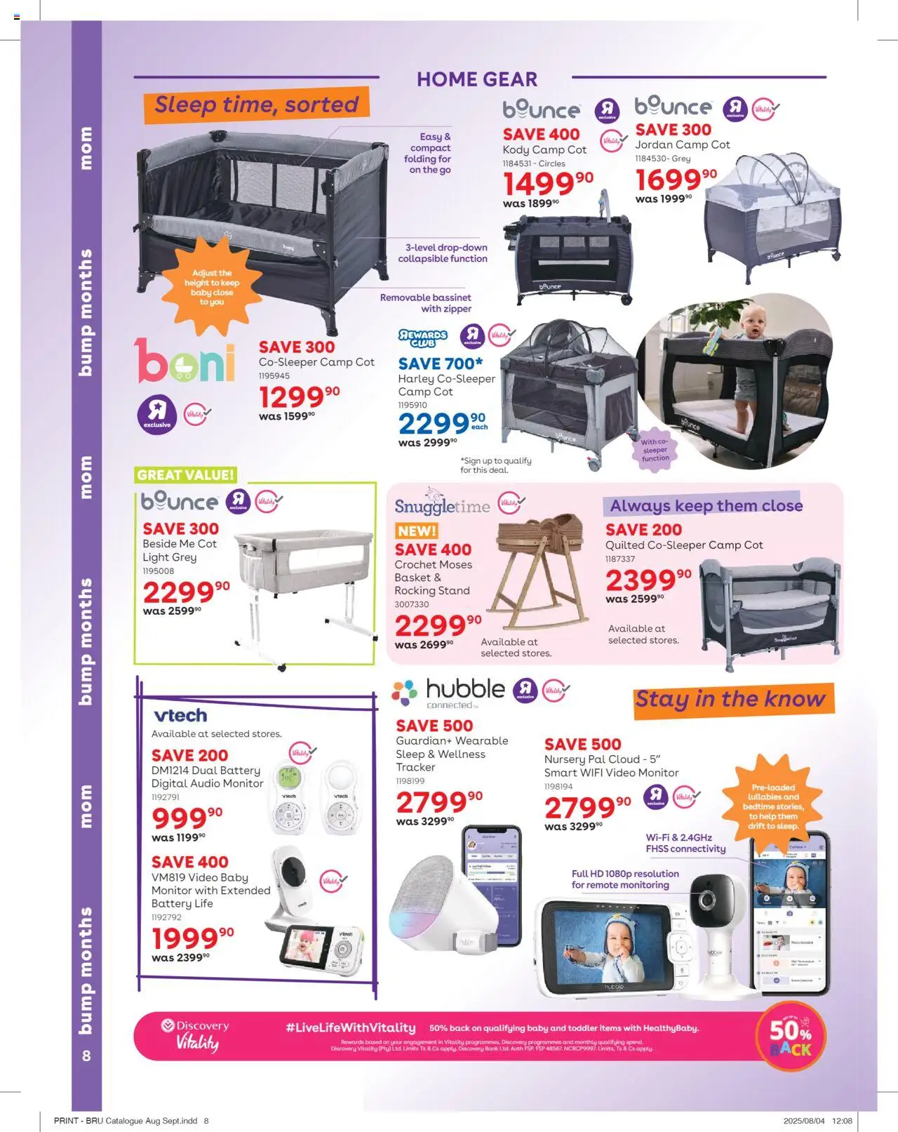 Babies R Us Specials │ valid from 21.08.2025 | Page: 8 | Products: Monitor, Audio, Basket, Remote