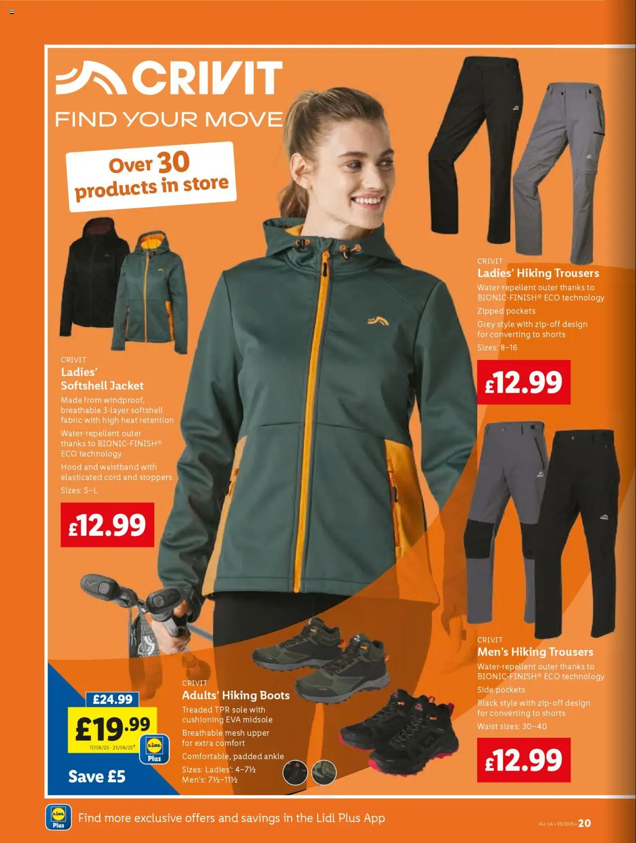  | Page: 20 | Products: Jacket, Shorts, Boots