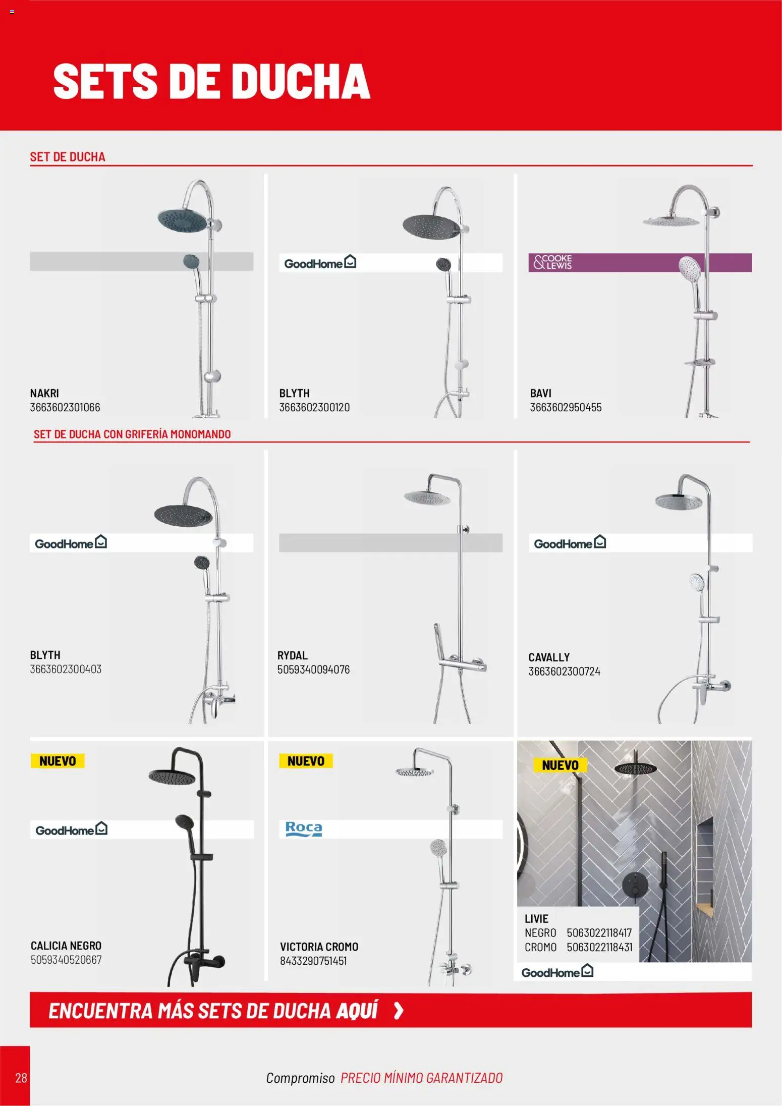 Brico Depôt Baños │ válido desde el 02.01.2026 | Página: 28 | Productos: Ducha