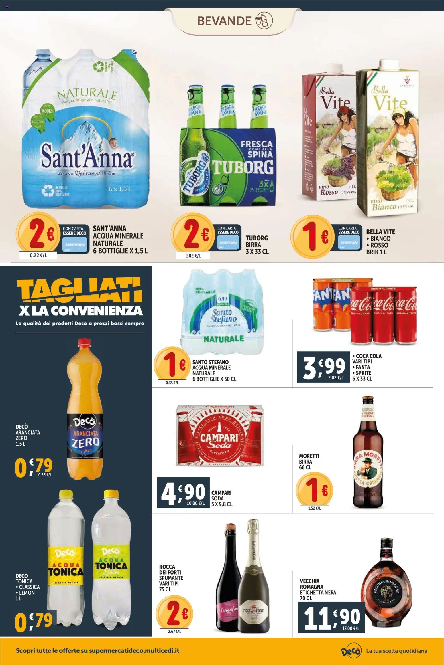 Volantino Decò del 11.02.2026 | Pagina: 10 | Prodotti: Birra, Vino, Spumante, Vino bianco